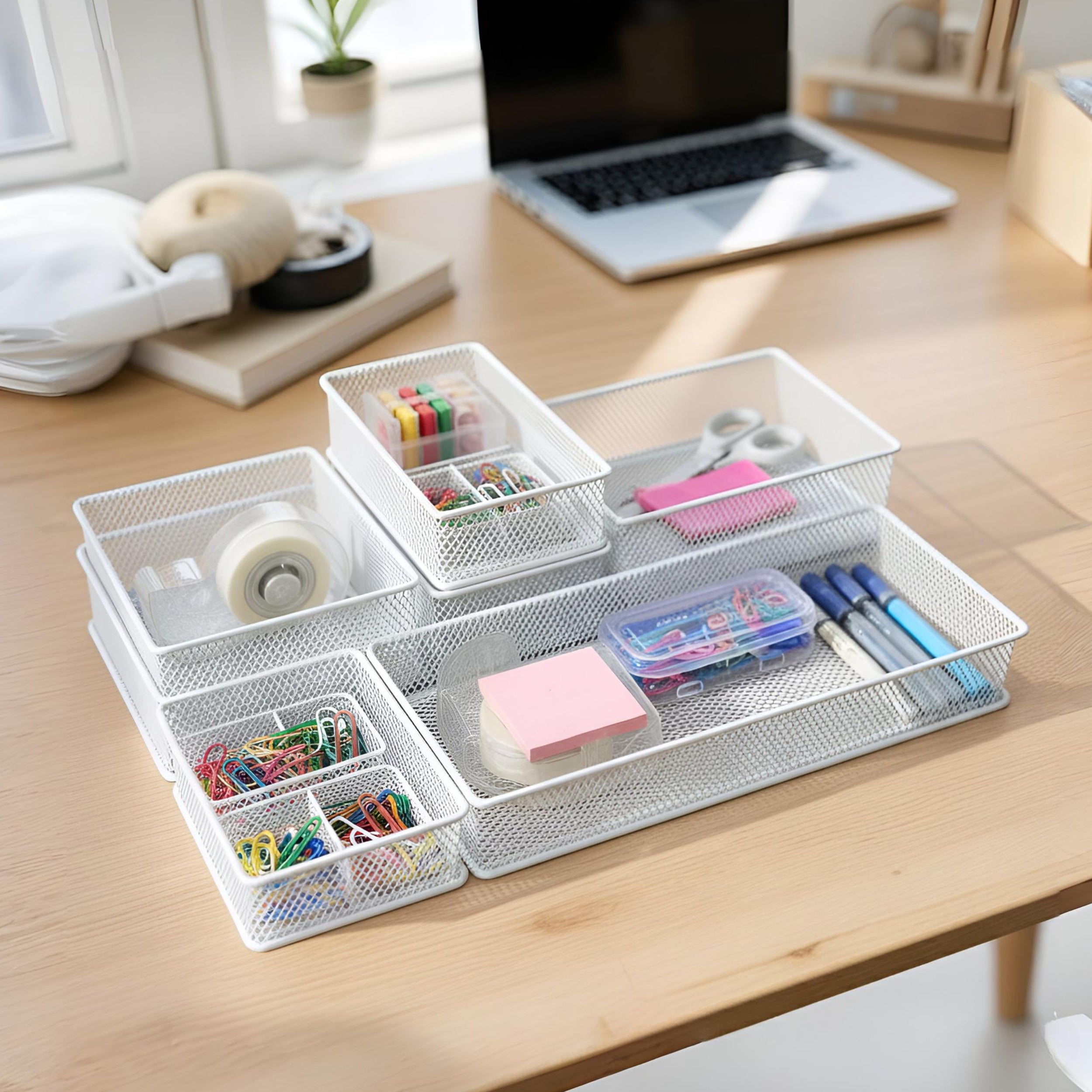 Stackable Mesh Storage Organiser